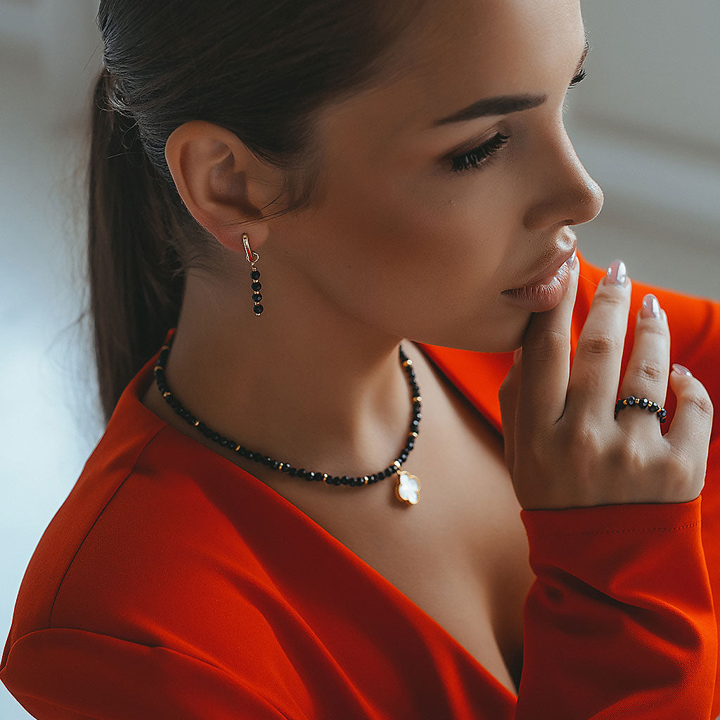 Kolczyki „Blask Szczęścia”