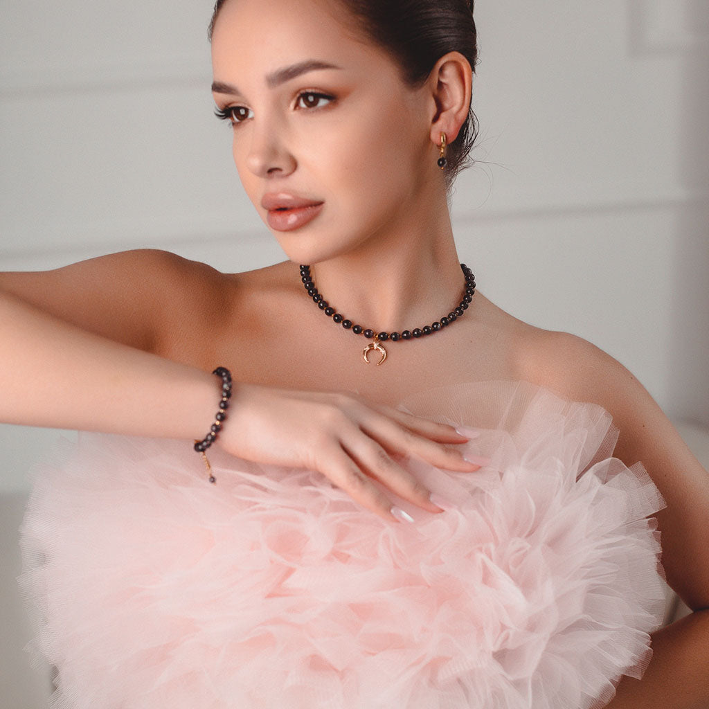 Lunara bransoletka z ametystu